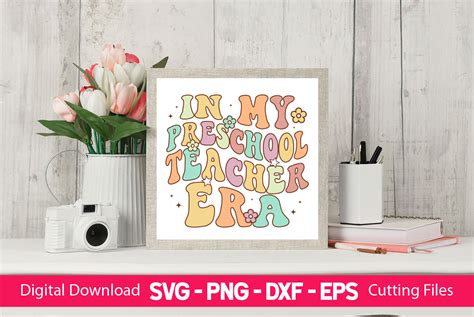 In My Preschool Teacher Era Graphic by CraftartSVG · Creative Fabrica