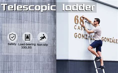 Image result for Ladder 10 Step Telescoping