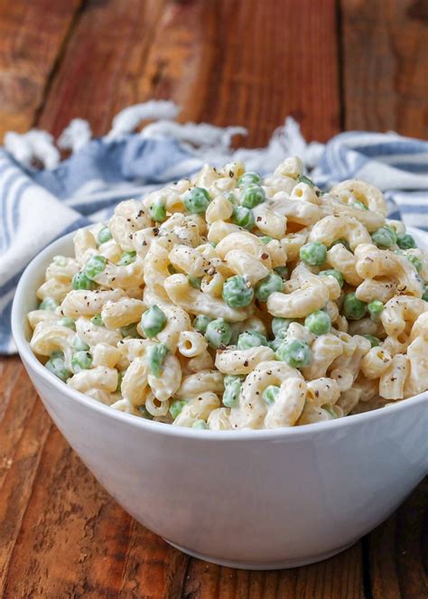 Pea Pasta Salad - Vegetable Recipes
