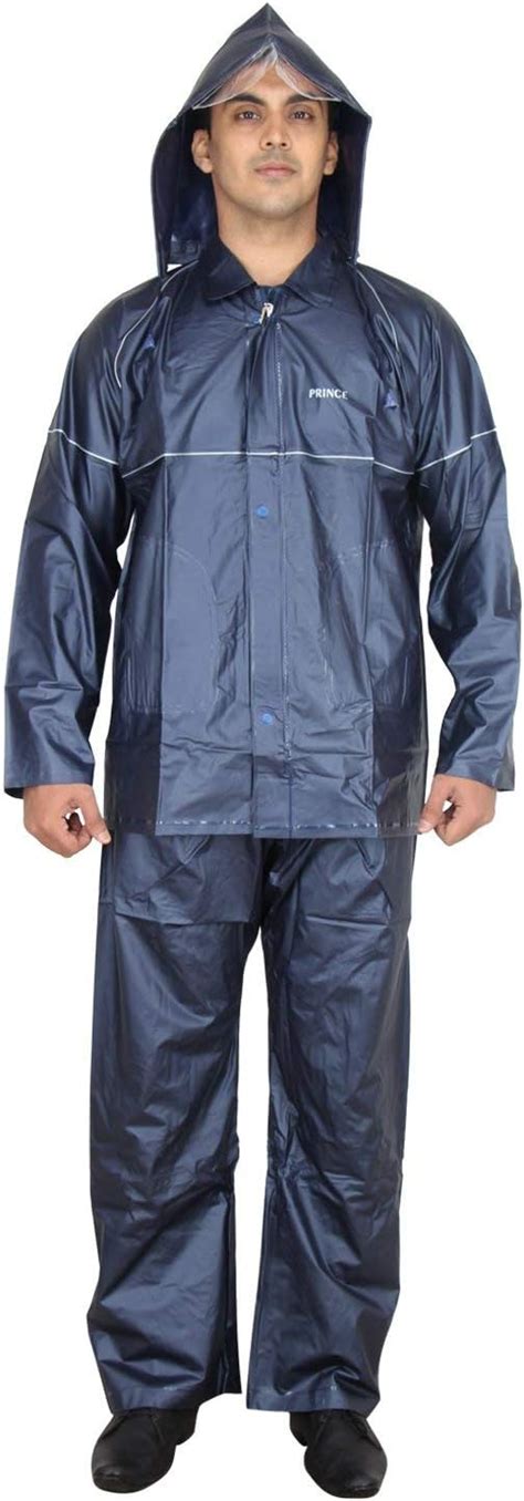 Prince Commander Over Rain Coat for Men, Blue : Amazon.in: Clothing ...