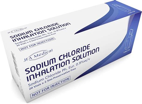 JFA Medical Isotonic Sodium Chloride Inhalation India | Ubuy