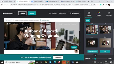 Tutorial for Making a Website Godaddy.com 的图像结果