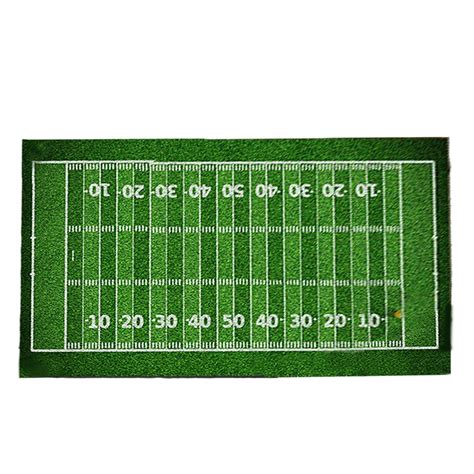 Indoor/Outdoor Area Soft Rug American Football Field On Grass Floor ...