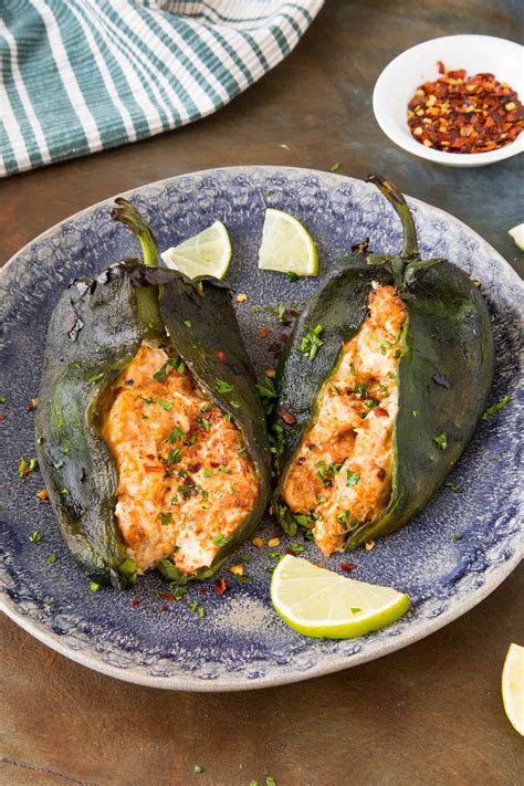 Cream Cheese Stuffed Poblano Peppers Recipe - Chili Pepper Madness