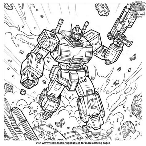 Image result for Robot Transformer Coloring Pages