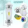 Buy Jaspo Candy Kids Skateboard, LED Wheels 58 mm, Aluminium Trucks ...