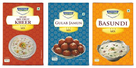 Govind Instant Dessert Mix Combo Shahi Dry Fruit Kheer, Gulab Jamun ...