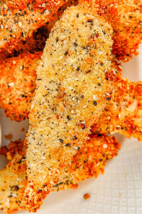 Air Fryer Everything Bagel Chicken Tenders - My Air Fryer Kitchen
