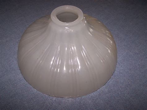 Vintage stripe Milk Glass Floor Lamp Shade 8.5" -- Antique Price Guide ...