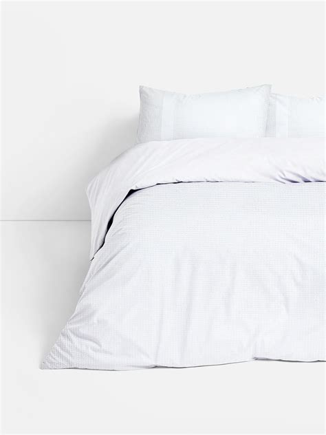 White Waffle Texture Super King Duvet Cover Set | Primark