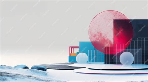 Premium Photo | Digital Reflection of Architectural Wonder