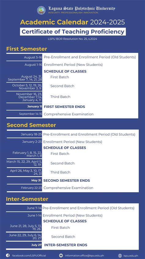 #LSPUAnnouncement l 𝗟𝗦𝗣𝗨 𝗔𝗰𝗮𝗱𝗲𝗺𝗶𝗰 𝗖𝗮𝗹𝗲𝗻𝗱𝗮𝗿 𝟮𝟬𝟮𝟰-𝟮𝟬𝟮𝟱 This is your ...