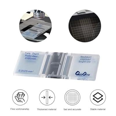RUNCHIFEI Improved Neubauer Hemocytometer,Cell Counting India | Ubuy
