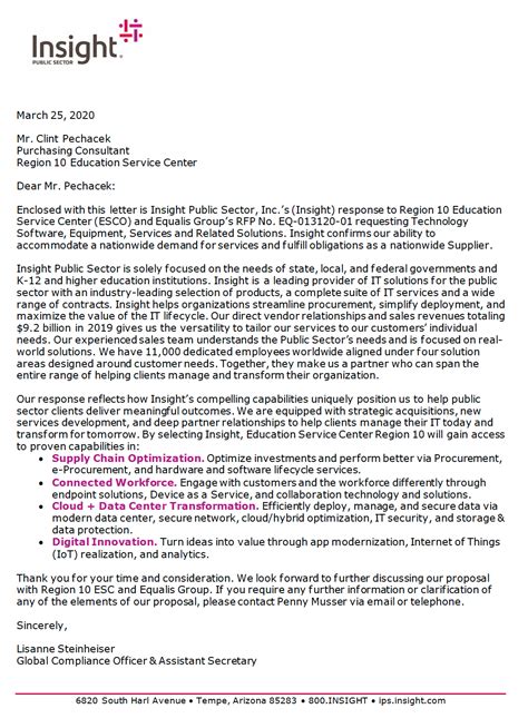 6 Tips to Write a Killer RFP Cover Letter: Template,... | Responsive