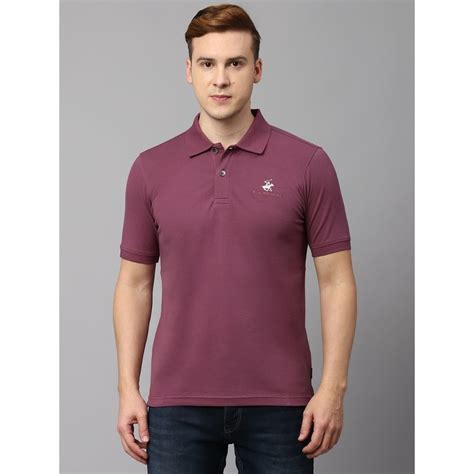 Buy Beverly Hills Polo Club Core Stretch Pique Polo Purple Online