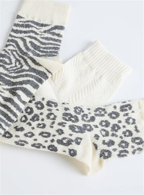 Buy Women Printed Ankle-Length Socks - Pack of 3 Online at just Rs. 299 ...