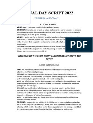 Image result for Anchoring Script for Musical Event