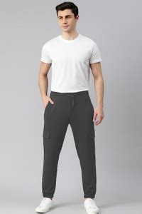 Vitaan Solid Men Grey Track Pants - Buy Vitaan Solid Men Grey Track ...