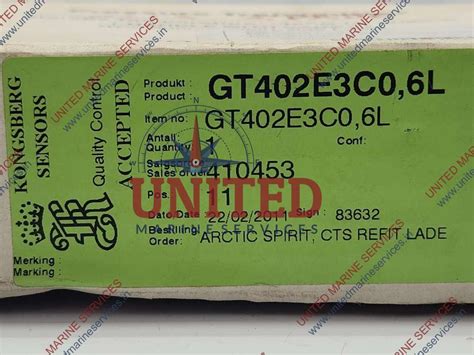 KONGSBERG GT402E3C0.6L PRESSURE TRANSMITTER | United Marine Services