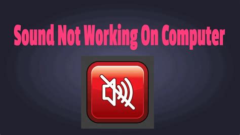Image result for Why Is My Computer Sound Not Working