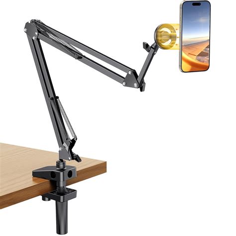 UGREEN Phone Holder for Bed Gooseneck Magnetic Phone Holder Desk ...