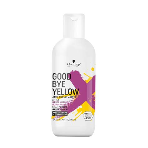 Schwarzkopf Professional Goodbye Yellow Purple Shampoo | Sulfate-Free ...