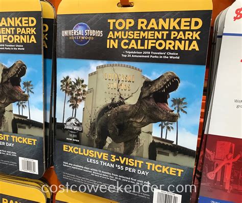 Universal Studios Hollywood 3-Visit Ticket (2020) | Costco Weekender