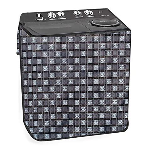 The Furnishing Tree PVC Washing Machine Cover semi Automatic Compatible ...
