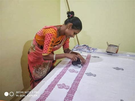 Shree Handloom Dhar - Bagh Print Process