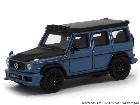 Mercedes-AMG G63 LBWK blue 1:64 Paragon diecast scale model miniature ...