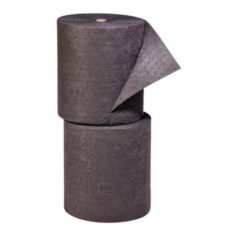 Pig Sorbent Roll, 32 gal, 15 in x 150 ft, Universal, Gray, 2 PK MAT2009 ...