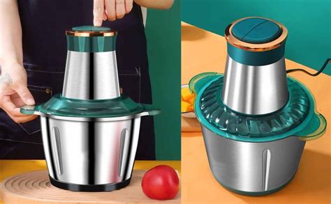 Buy SELLIVICA Stainless Steel Electric Meat Grinders with Bowl Kitchen ...