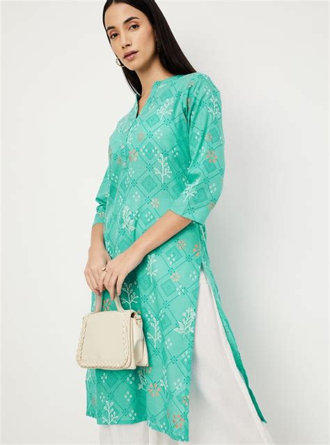 Buy Women Printed Straight Kurta Online at just Rs. 499.0 ...