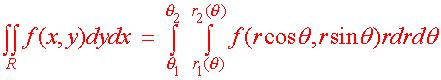 Image result for Multiple Integration Using Polar Coordinates