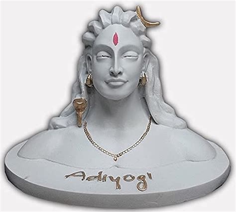 Buy CRAFTVEDA Black Adiyogi Lord Shiva Handcrafted Polyresin Figurine ...