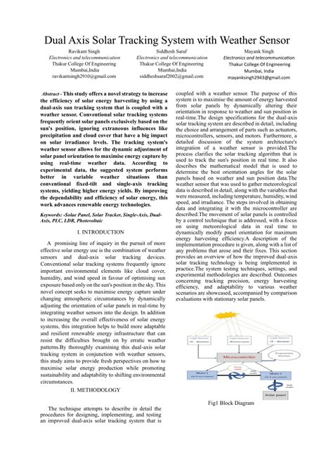 Image result for Dual Axis Solar Tracking System