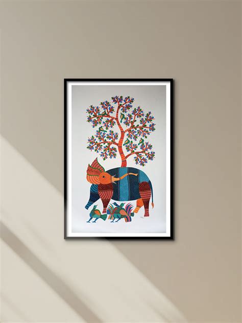 Buy traditional Gond Paintings and artwork of Jungle