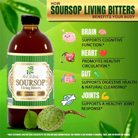 Soursop Bitter 16oz | Natural Herbal Detox & Cleanse