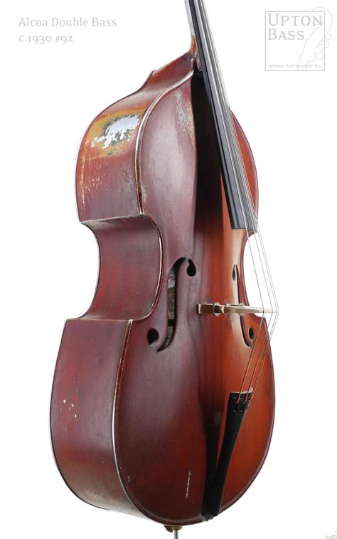 Alcoa Aluminum Bass c1930, #92 - Upton Bass String Instrument Co.