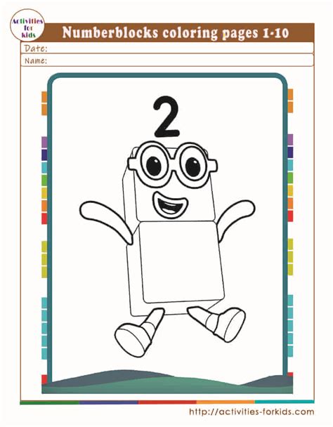 Image result for Color Number Blocks for Kids