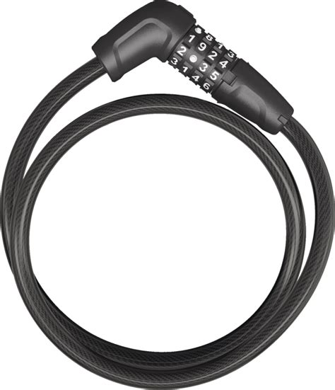 Abus 5410C/85 Numerino Cable Lock - Black