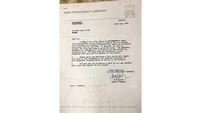 IITian who gave up TCS job to join civil services, shares his TCS offer ...