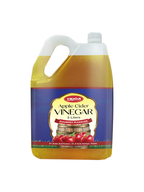 Apple Cider Vinegar – 3 Liter – Vikmar Foods Canada | Bulk Canola Oil ...