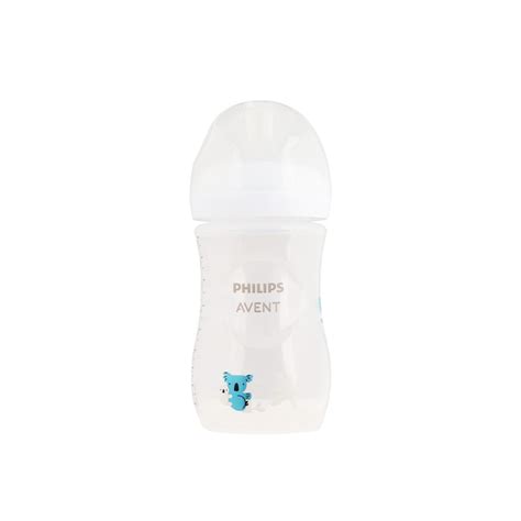 Philips Avent Natural Response Baby Plastic Bottle 1m+ Koala 260ml (9 ...