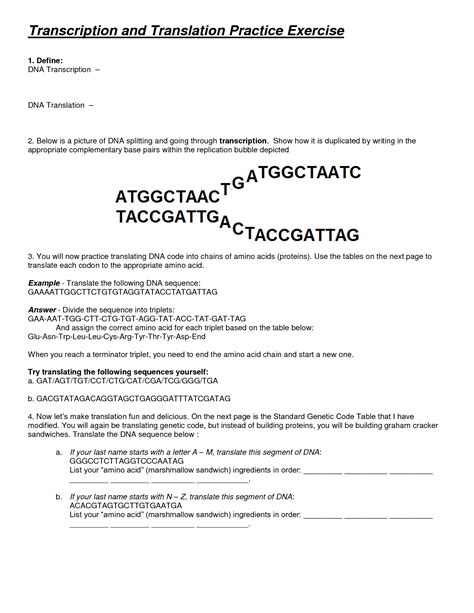 Image result for Protein Synthesis Review Worksheet