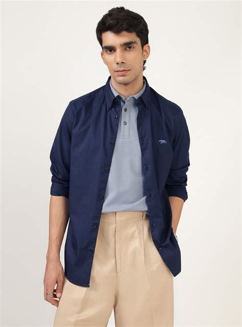 Andamen Sapphire Cotton Shirt