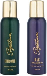 Buy SIGNATURE Bae & Chrome Long Lasting Fragrance (120ML Each, Combo ...