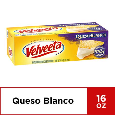 Velveeta Queso Blanco Loaf, 16 oz Box - Walmart.com - Walmart.com