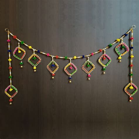 Buy MYGIFTYSHOP Handmade Door Hanging Bandarwal Chudi Style Toran (Tc ...