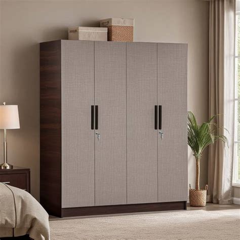 4 Door Wardrobe - Buy 4 Door Wardrobe online at Best Prices in India ...
